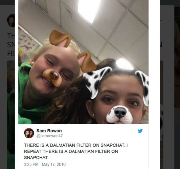 Here’s How You Can Get That Dalmatian Snapchat Filter As Possibly ...