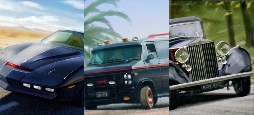 10 Posters Of Cars From Iconic TV Shows - The Frisky