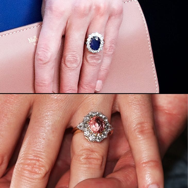Kate Middleton’s ring and Princess Eugenie’s ring