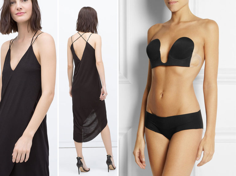 what bra to wear with open back dress