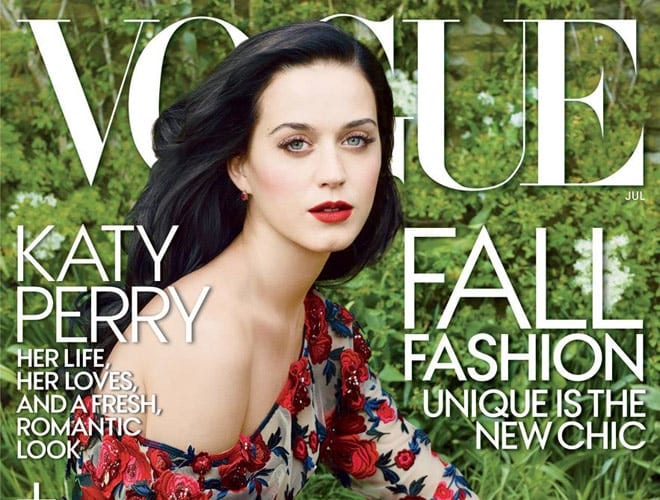 Katy Perry Looks Uncharacteristically Boring On Her First Vogue Cover ...