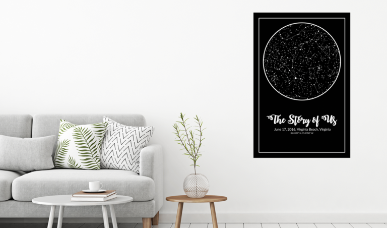 Personalized star maps- a perfect way to remember the special moments ...