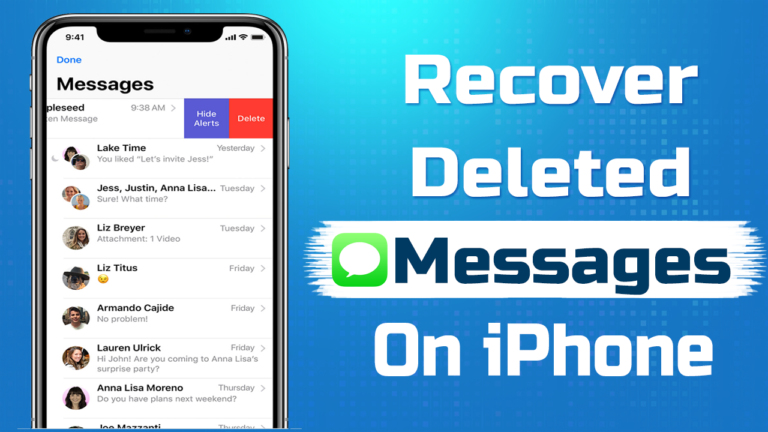 iphone deleted message restore