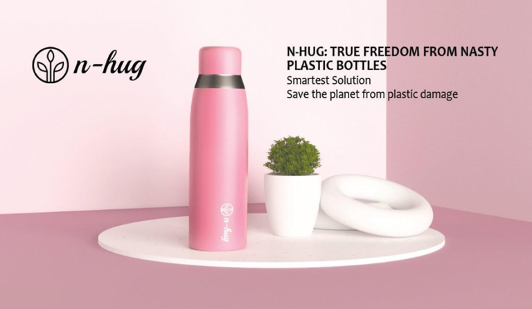 N-hug: Best Self-cleaning Water Bottle For Health And Environment - The 