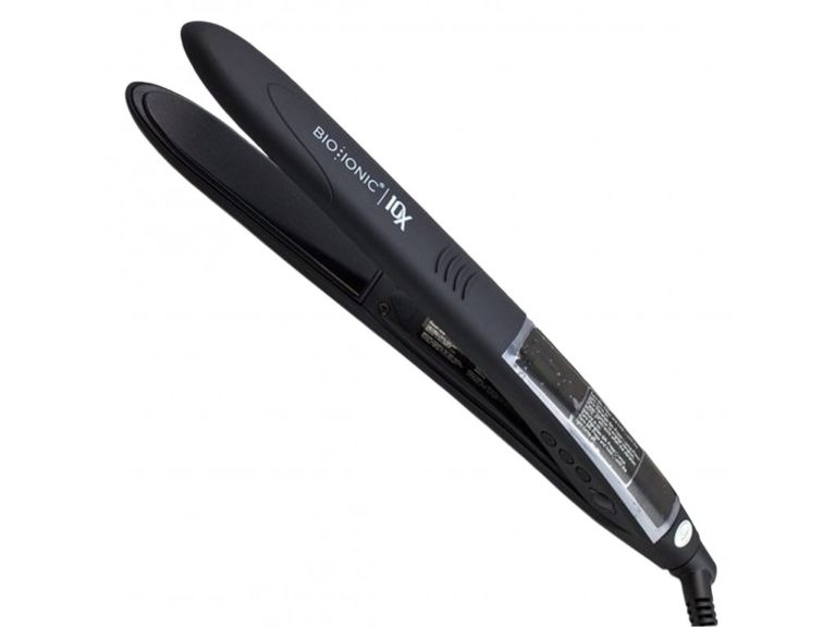 7 Best Flat Irons For The Shiniest Hair 2024 The Frisky   Bio Ionic 10X Pro Styling Iron 1 