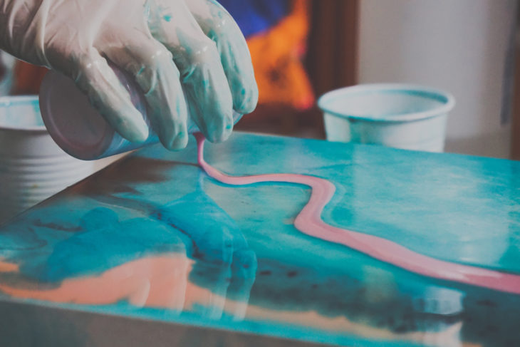 Resin Art – a fascinating Fluid Painting technique - The Frisky