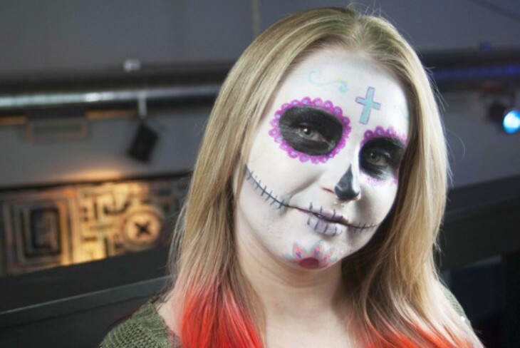 Halloween Makeup Tutorial Day Of The Dead The Frisky