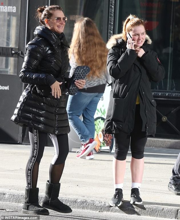Brooke Shields Spotted in NYC While Taking a Cab With Her Daughter