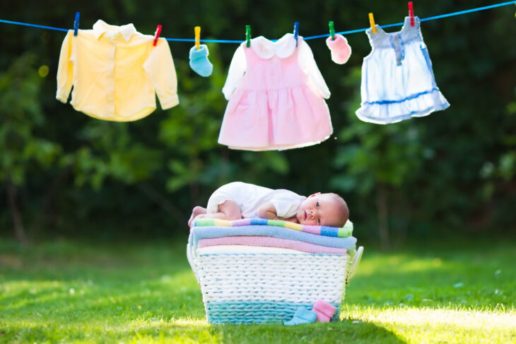 Tips For Washing Baby Clothes And Remove Stains 730x487 
