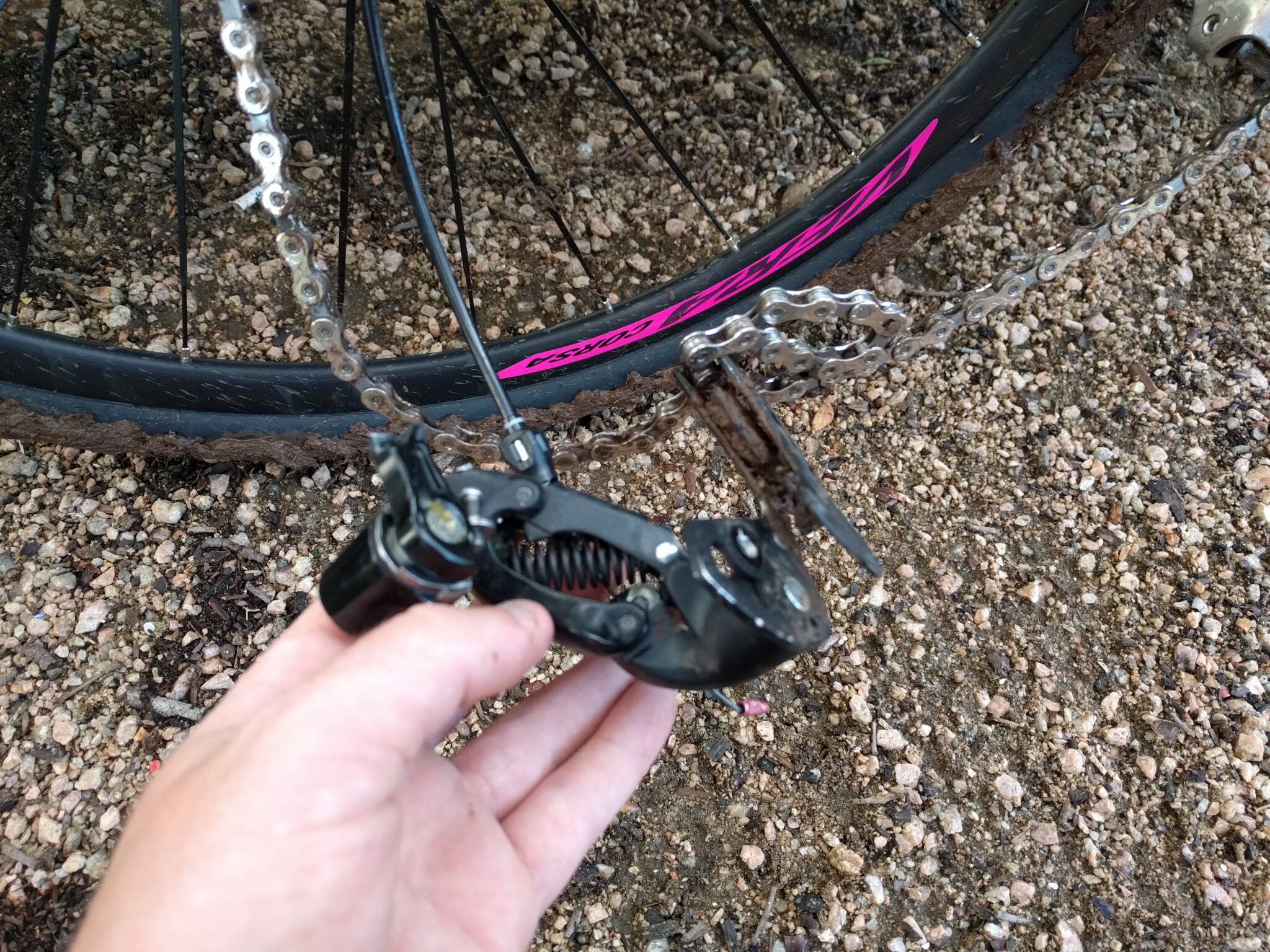 7 speed mountain bike rear derailleur