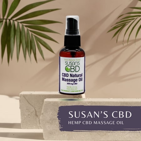 Susan’s CBD Hemp CBD Massage Oil