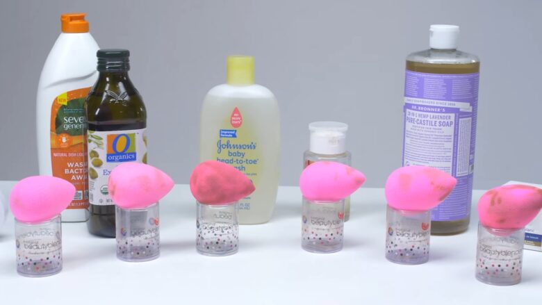 Tips and Precautions for Beauty Sponge Microwave Cleaning - Use the right soap