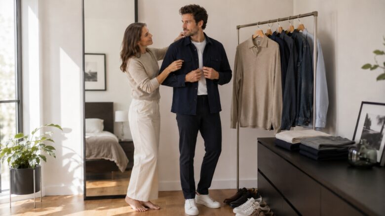 How to Upgrade Your Partner’s Style Without Him Noticing You Did It
