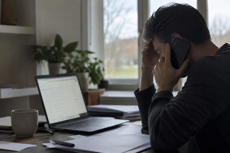 Employee contacting the bank after a questionable vendor payment.